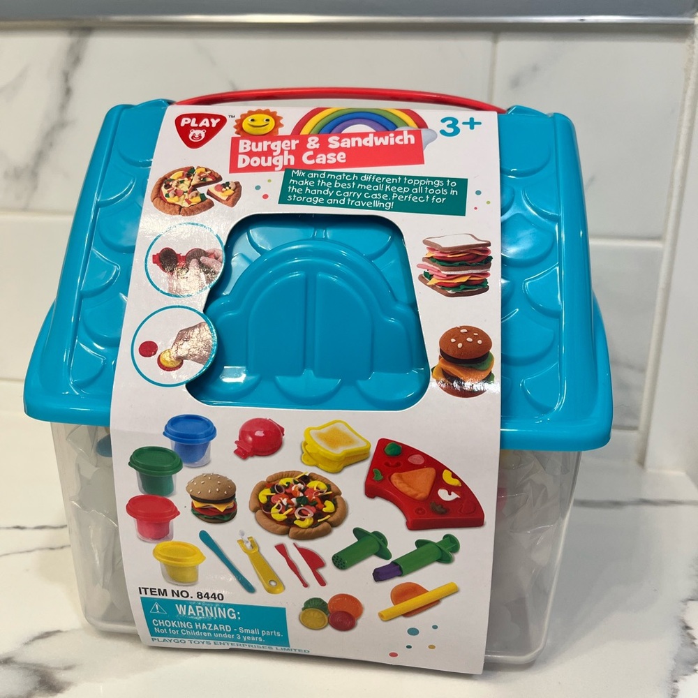 New Kids‎ Toys, Colorful PlayGo Burger and Sandwich Set, Ages 3+